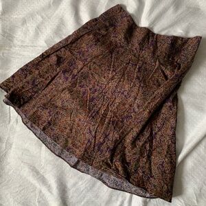 American Living a-line above-knee skirt, size 12, cotton